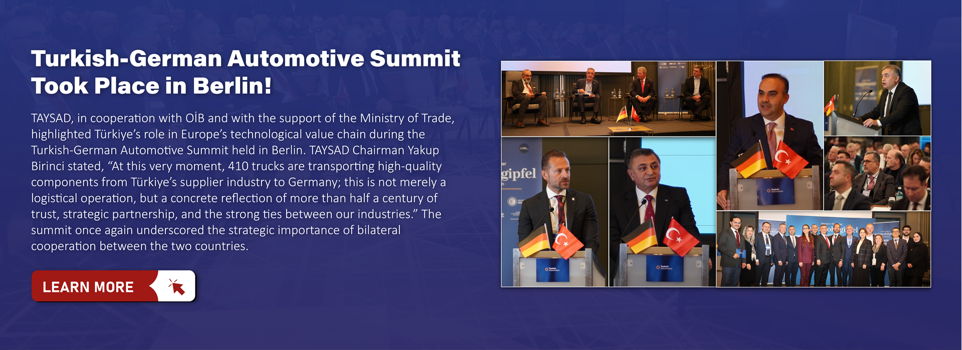 Turkish-German Automotive Summit Took Place in Berlin!