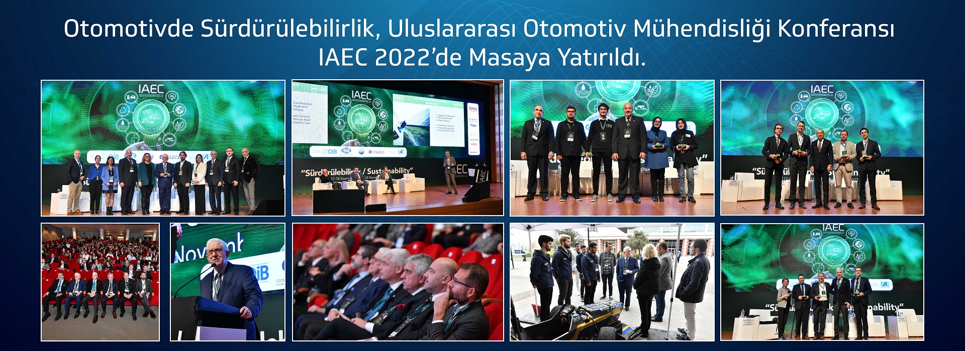 Otomotivde Sürdürülebilirlik, Uluslararası Otomotiv Mühendisliği Konferansı - IAEC 2022’de Masaya Yatırıldı