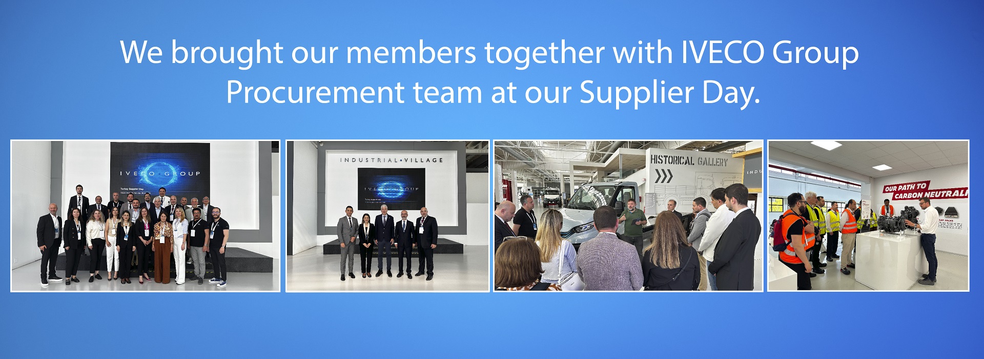 We brought our members together with Iveco Group Procurement team at our Supplier Day.