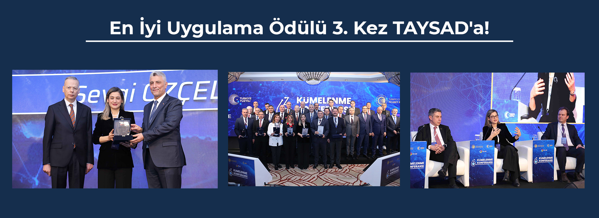 En İyi Uygulama Ödülü 3. Kez TAYSAD'a!