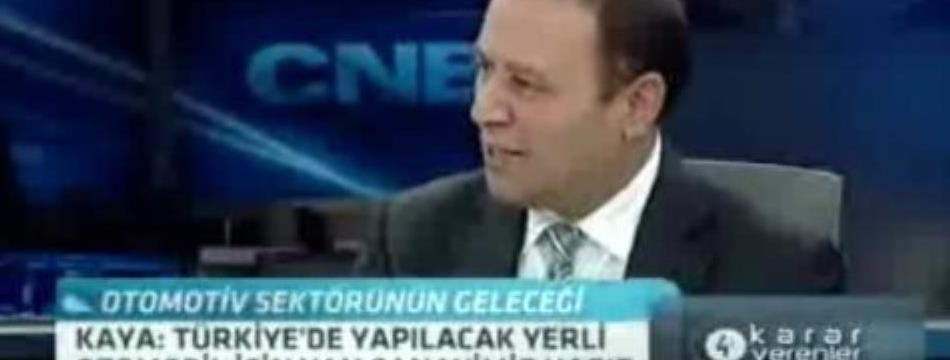 Başkanımız CNBC-E'ye canlı yayın konuğu oldu